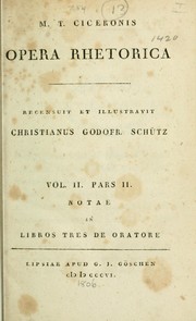 Cover of: Selected works by Cicero