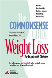 Cover of: The Commonsense Guide to Weight Loss