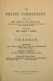 Cover of: The Pulpit commentary