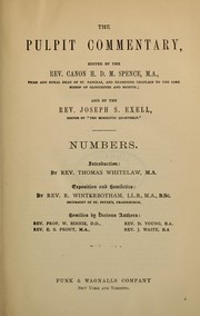 Cover of: The Pulpit commentary by Spence-Jones, H. D. M.