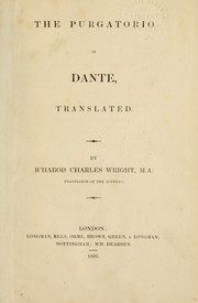 Cover of: The Purgatorio