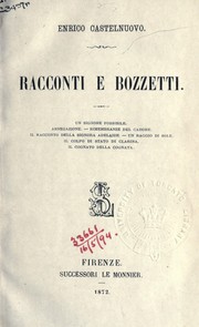 Cover of: Racconti e bozzetti