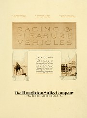 Cover of: Racing and pleasure vehicles