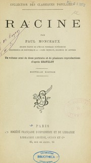 Cover of: Racine by Paul Monceaux