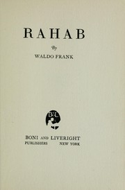 Cover of: Rahab by Waldo David Frank