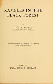 Cover of: Rambles in the Black Forest