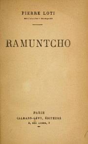 Cover of: Ramuntcho
