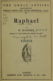 Cover of: Raphael