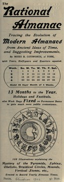 Cover of: The rational almanac: tracing the evolution of modern almanacs from ancient ideas of time, and suggesting improvements