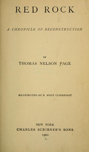 Cover of: Red Rock by Thomas Nelson Page