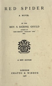 Cover of: Red spider, a novel by Sabine Baring-Gould