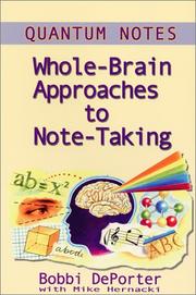 Cover of: Quantum Notes : Whole-Brain Approaches to Note-Taking