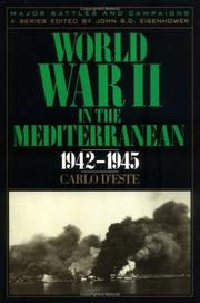 Cover of: World War II in the Mediterranean, 1942-1945 by Carlo D'Este