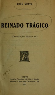 Cover of: Reinado trágico: crónica do século 15