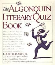Cover of: The Algonquin literary quiz book