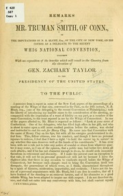 Remarks of Mr Tryman Smith, of Conn., on the imputations of N. B. Blunt, esq., of the city of New York by Truman Smith