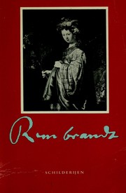 Cover of: Rembrandt. by Rijksmuseum (Netherlands)