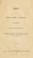 Cover of: Reply of Hon. John J. McRae, to the speech of Senator Foote