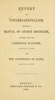 Cover of: Report on Congregationalism by Woods, Leonard