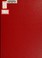 Cover of: Report on a thoroughfare plan for Boston
