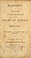 Cover of: Reports of cases argued and adjudged in the Court of Appeals of Kentucky, from spring term 1805, to spring term 1808, inclusive