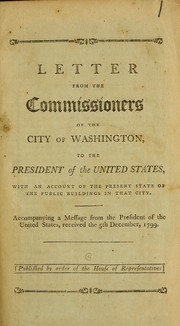 Cover of: [Reports of departments ... of the 6th Congress, 1st Session] (Published by order of the House of Representives)