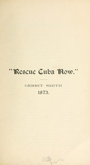 Cover of: "Rescue Cuba now"