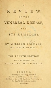 Cover of: A review of the venereal disease and its remedies