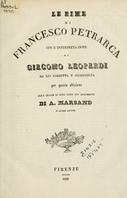 Cover of: Rime by Francesco Petrarca
