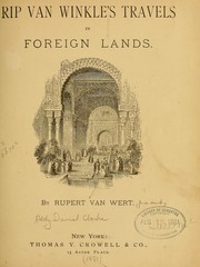Cover of: Rip Van Winkle's travels in foreign lands.