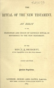 Cover of: Ritual of the New Testament