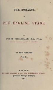Cover of: The romance of the English stage by Judith Martin