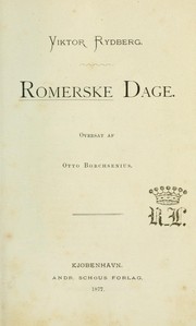 Cover of: Romerske dage