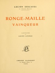 Cover of: Ronge-maille vainqueur: Illustrations de Lucien Laforge