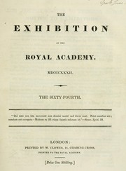 Cover of: The exhibition of the Royal Academy ..., the sixty-fourth