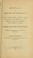 Cover of: Réplica al alegato de Nicaragua en la cuestión sobre validez ó nulidad del Tratado de límites de 15 de abril de 1858, que ha de decidir como árbitro el Señor presidente de los Estados Unidos de America