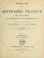 Cover of: Répertoire pratique de législation, de doctrine et de jurisprudence