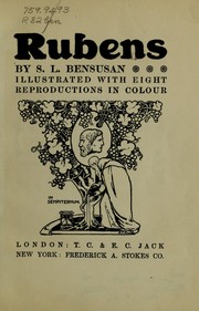Cover of: Rubens by S. L. Bensusan