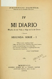 Cover of: Mi diario