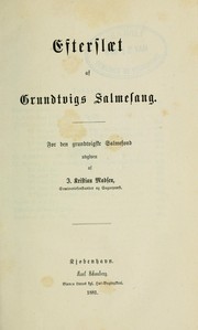 Cover of: Salmer og aandelige sange