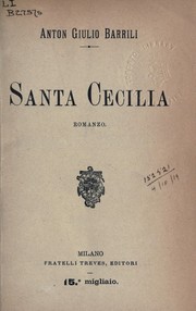 Cover of: Santa Cecilia: romanzo