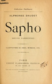 Cover of: Sapho, moeurs parisiennes: Illus. de Rossi, Myrbach, etc