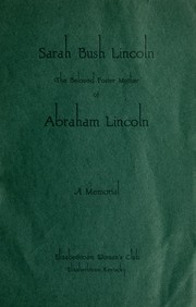 Cover of: Sarah Bush Lincoln by Louis Austin Warren