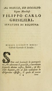 Cover of: Scelta di prose tratte da' moderni ed eruditi pastori arcadi intorno a varie materie