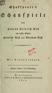 Cover of: Schauspiele by William Shakespeare