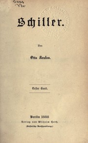 Cover of: Schiller