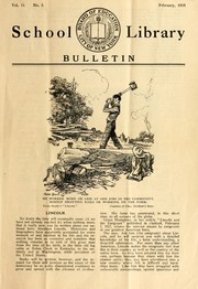 Cover of: School library bulletin