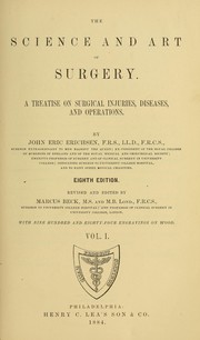 Cover of: The science and art of surgery by John Eric Erichsen