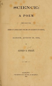 Cover of: Science by Alfred Billings Street