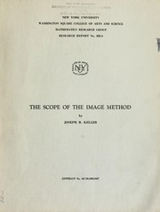 Cover of: The scope of the image method